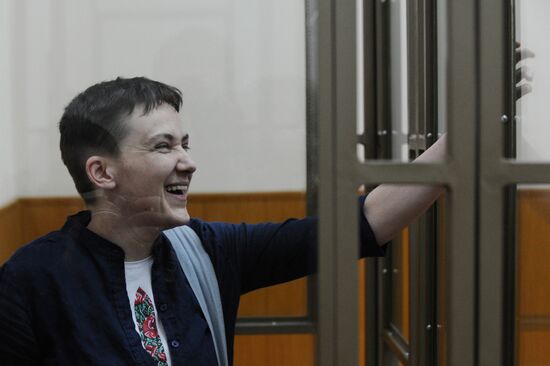 Announcement of verdict in Nadezhda Savchenko's case