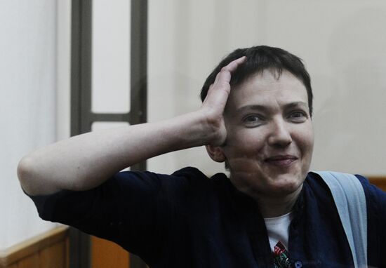 Announcement of verdict in Nadezhda Savchenko's case