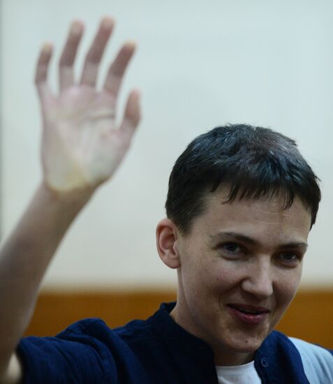 Announcement of verdict in Nadezhda Savchenko's case