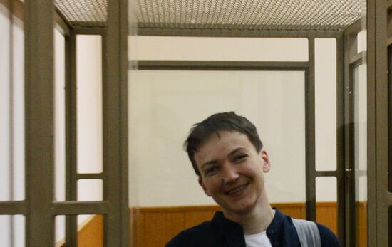 Announcement of verdict in Nadezhda Savchenko's case