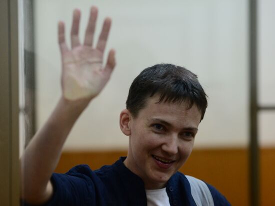 Announcement of verdict in Nadezhda Savchenko's case