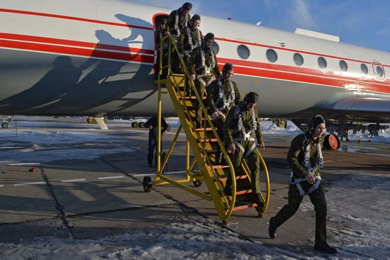 Practical lessons of cadets of Chelyabinsk Higher Military Aviation School of Navigators