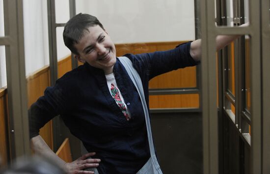Announcement of verdict in Nadezhda Savchenko's case