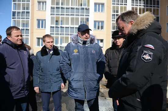 Russian Deputy Prime Minister Dmitry Rogozin visits Vostochny Cosmodrome