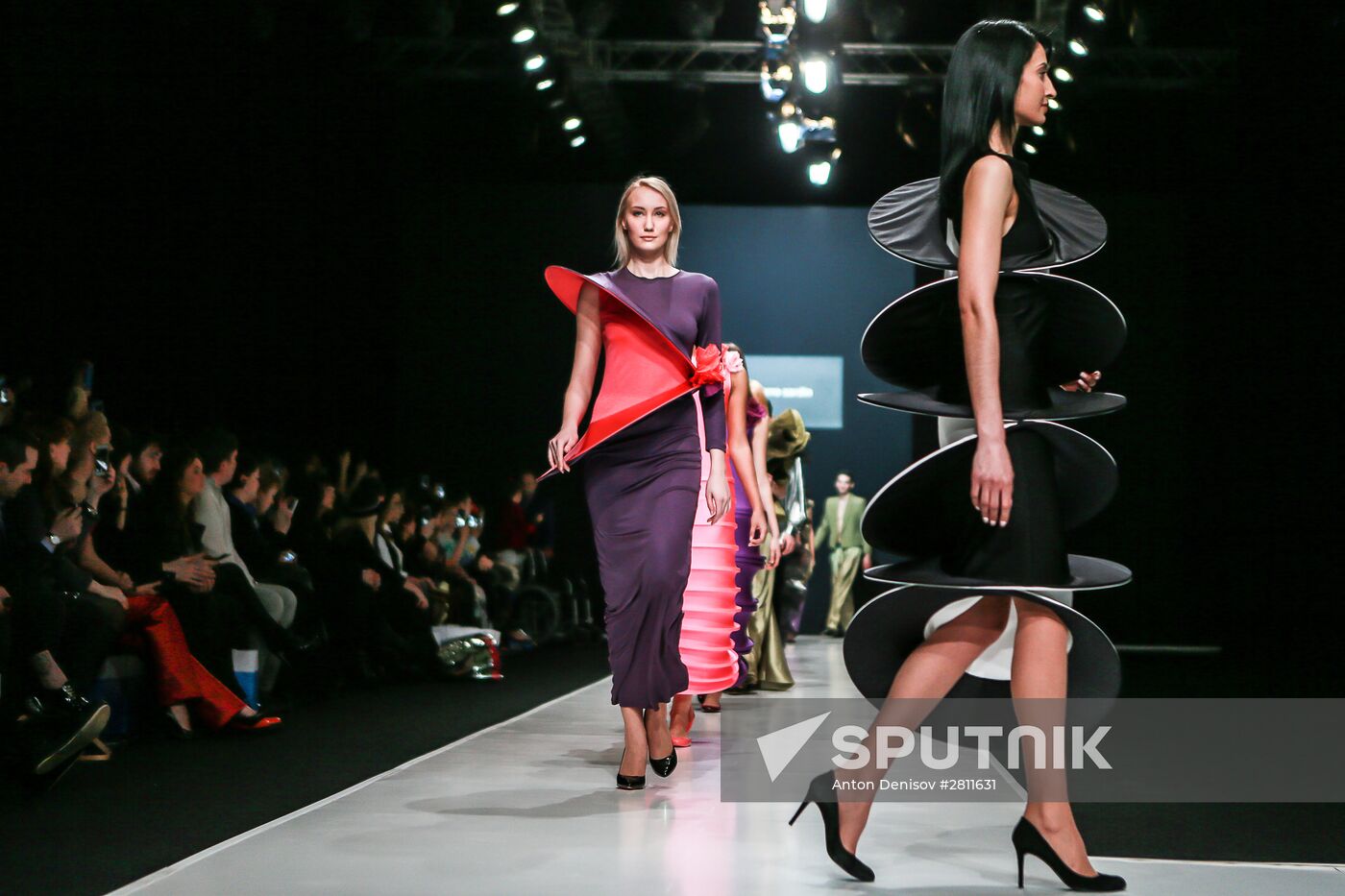 "Made in Russia" Fashion Week in Moscow. Day One