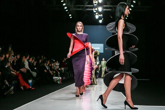 "Made in Russia" Fashion Week in Moscow. Day One