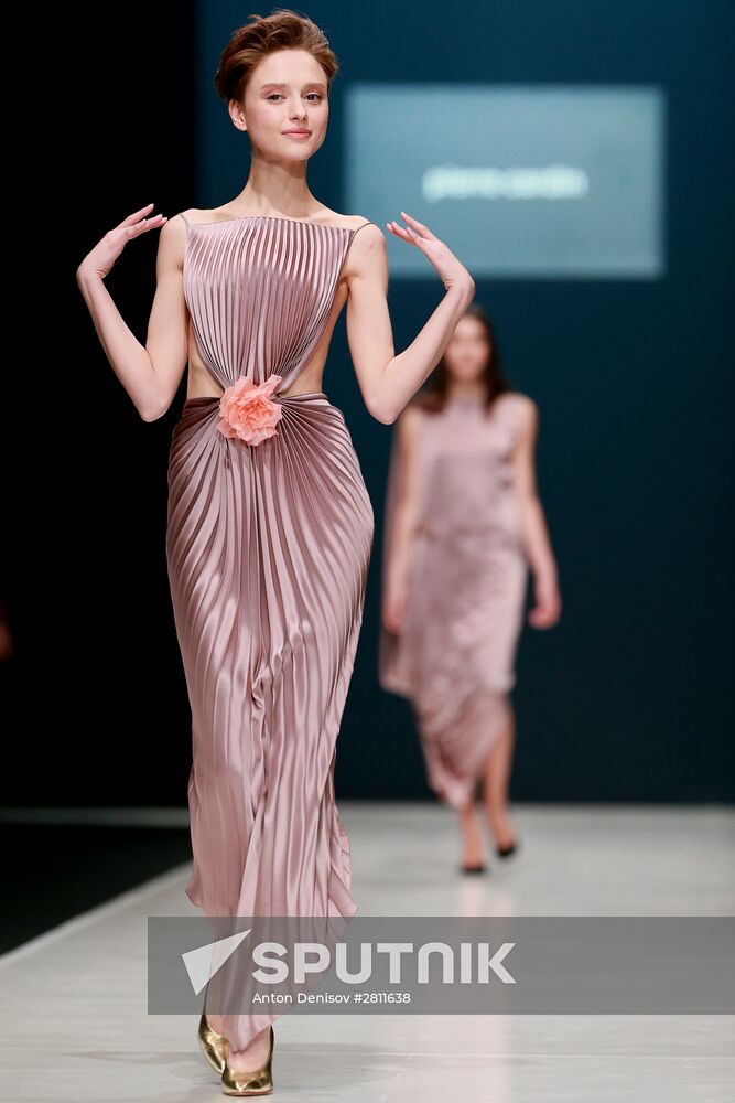 "Made in Russia" Fashion Week in Moscow. Day One