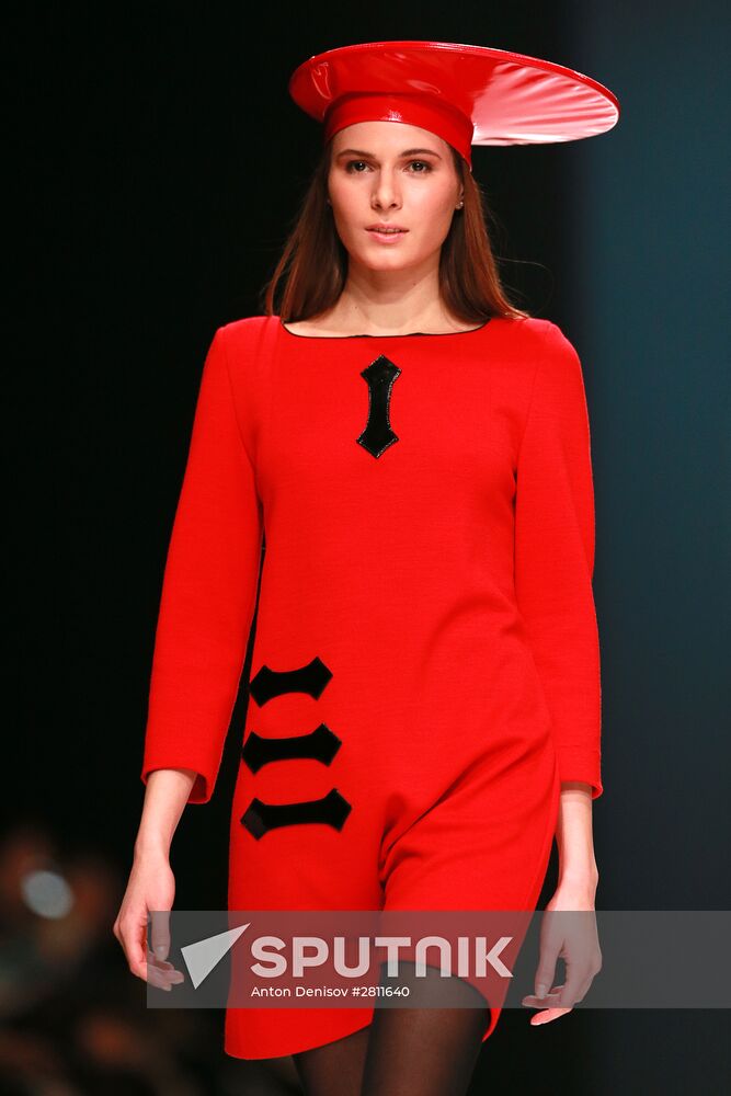 "Made in Russia" Fashion Week in Moscow. Day One