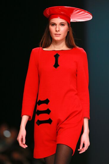 "Made in Russia" Fashion Week in Moscow. Day One
