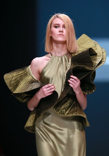 "Made in Russia" Fashion Week in Moscow. Day One