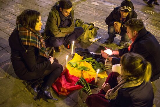 Brussels remembers terrorist attack victims