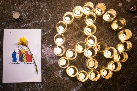 Brussels remembers terrorist attack victims