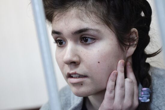Court hears detention extension for student Varvara Karaulova