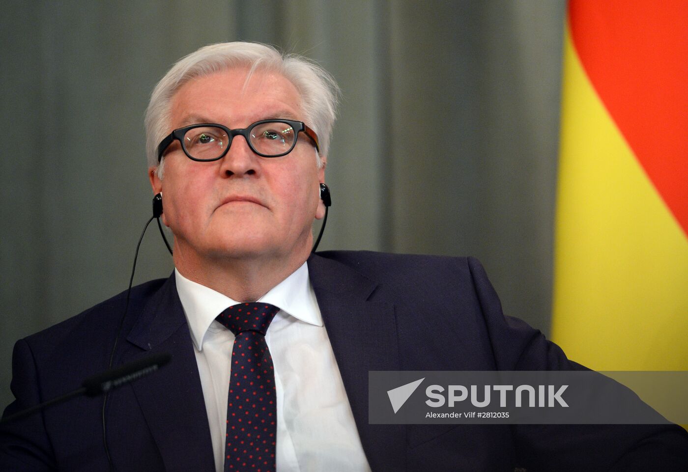 Russian Foreign Minister Sergey Lavrov meets with German Foreign Minister Frank-Walter Steinmeier