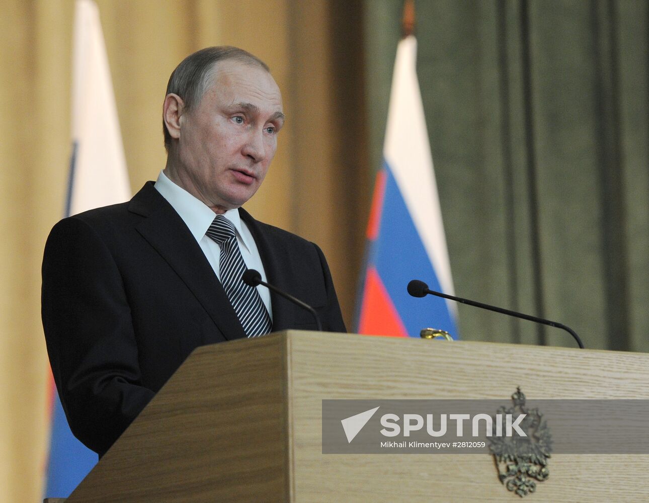President Vladimir Putin participates in Prosecutor General's Office Board extended meeting