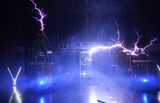 Opening of Tesla-Hall scientific and entertainment center