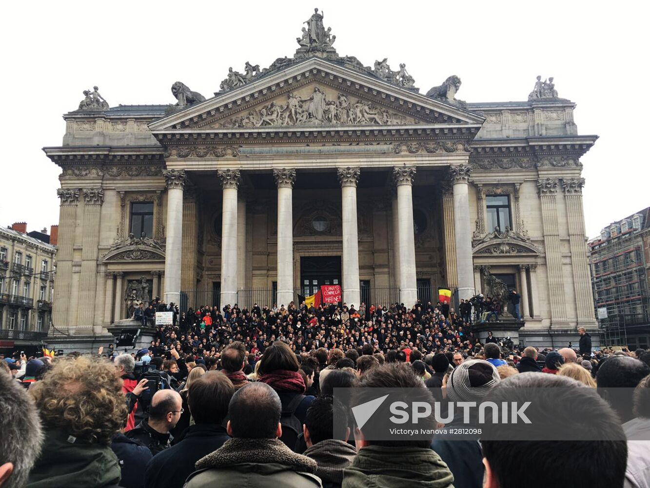 Brussels after terrorist airport and metro attacks