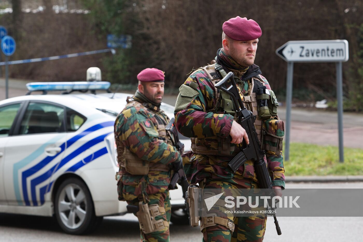 Brussels after terrorist airport and metro attacks