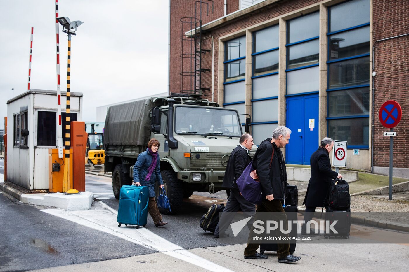 Brussels after terrorist airport and metro attacks