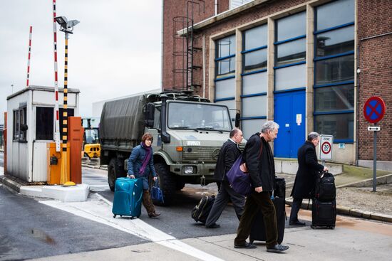 Brussels after terrorist airport and metro attacks