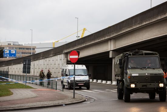 Brussels after terrorist airport and metro attacks