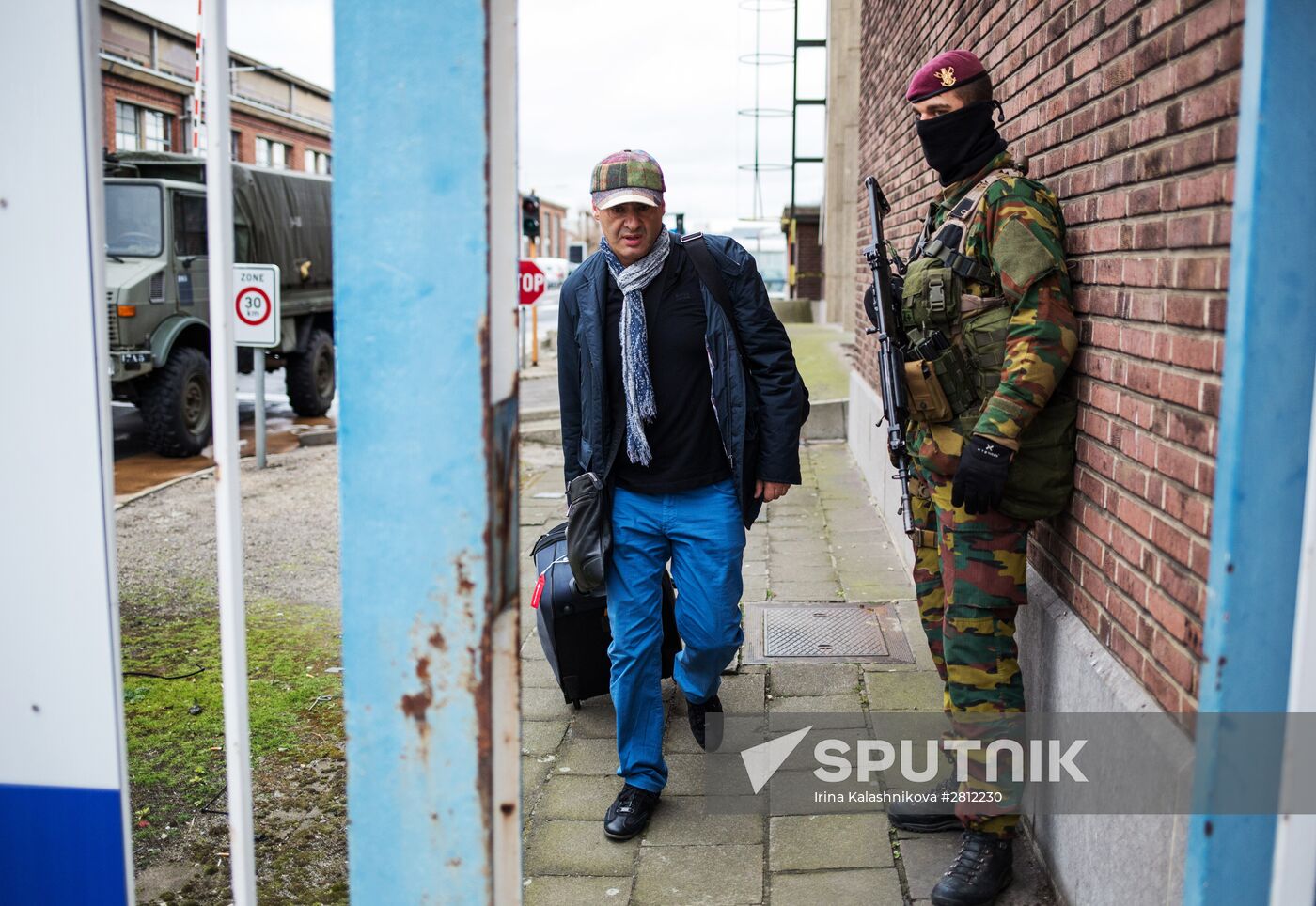 Brussels after terrorist airport and metro attacks