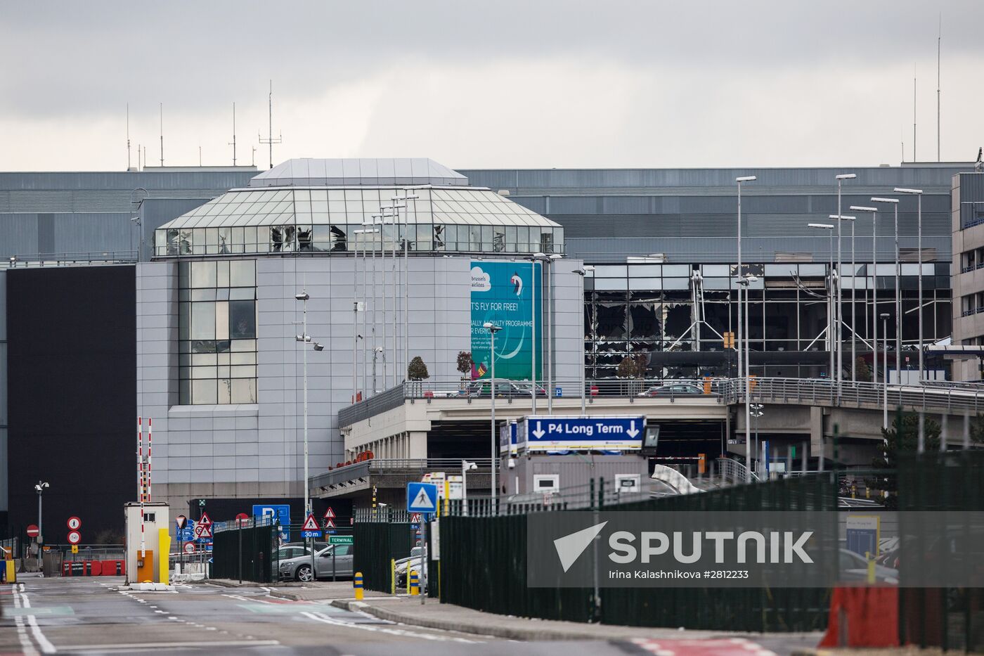 Brussels after terrorist airport and metro attacks