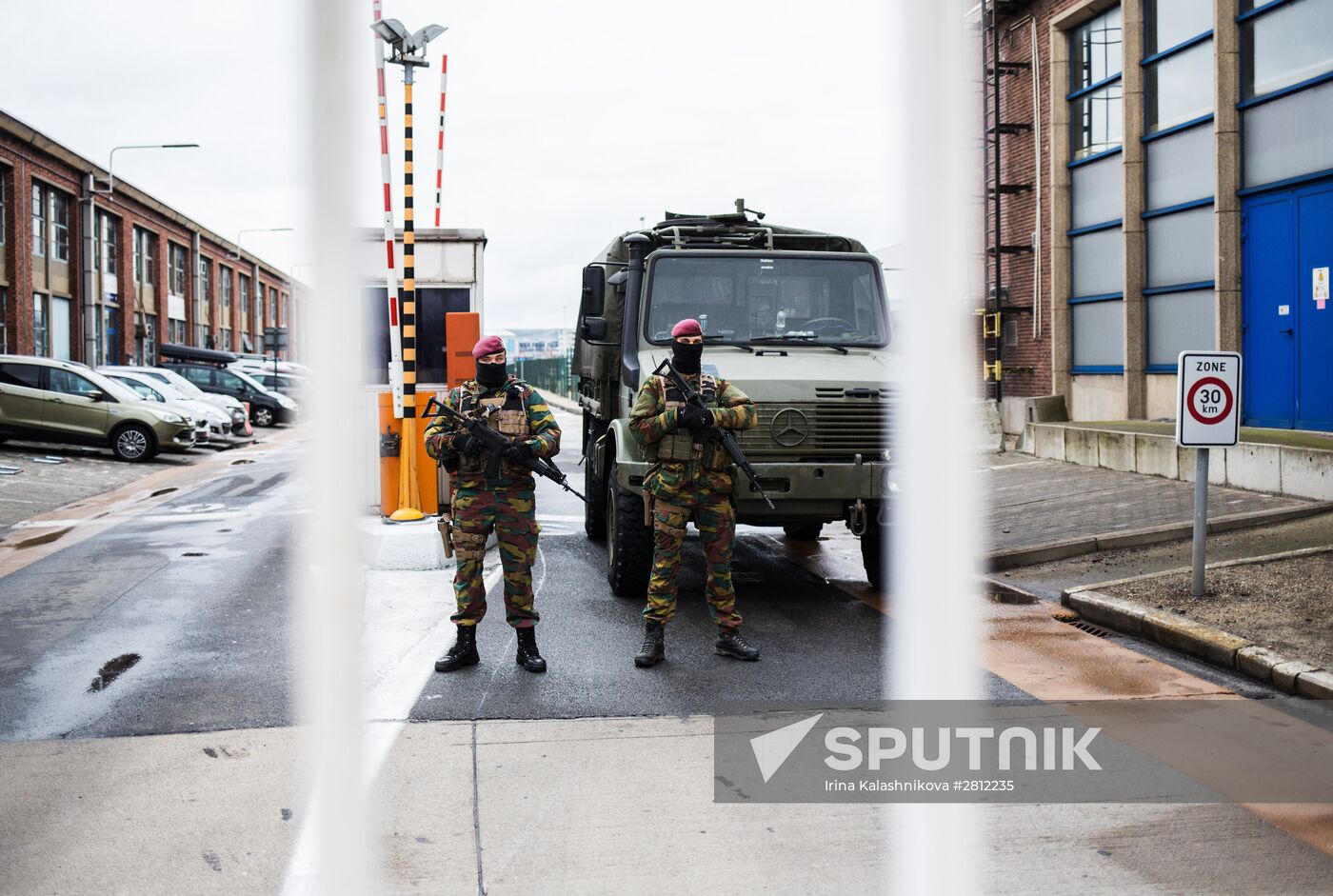 Brussels after terrorist airport and metro attacks
