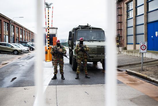 Brussels after terrorist airport and metro attacks