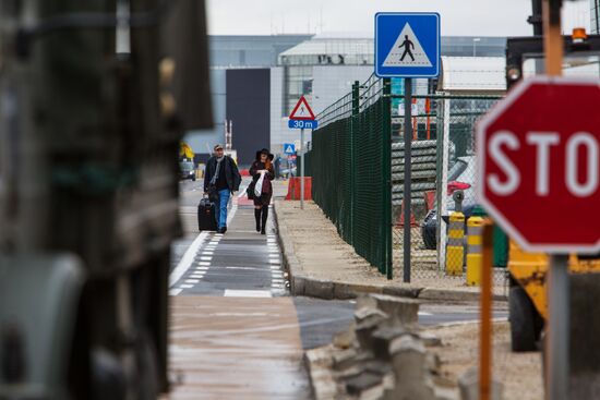 Brussels after terrorist airport and metro attacks
