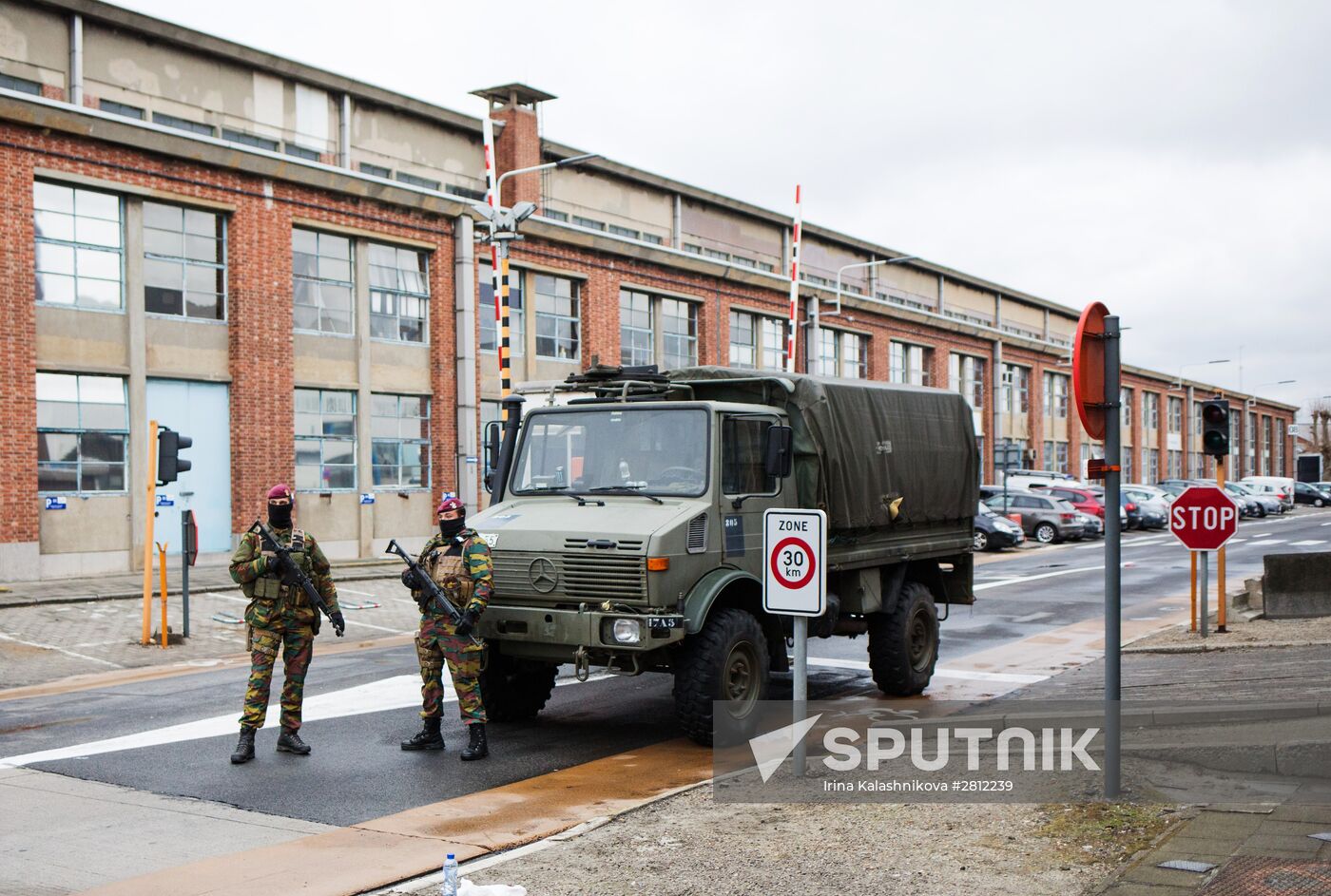 Brussels after terrorist airport and metro attacks