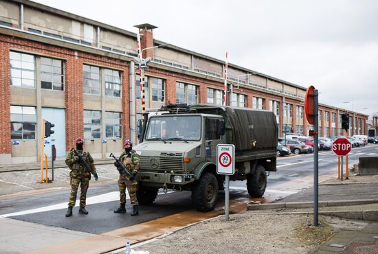 Brussels after terrorist airport and metro attacks