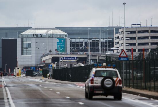 Brussels after terrorist airport and metro attacks