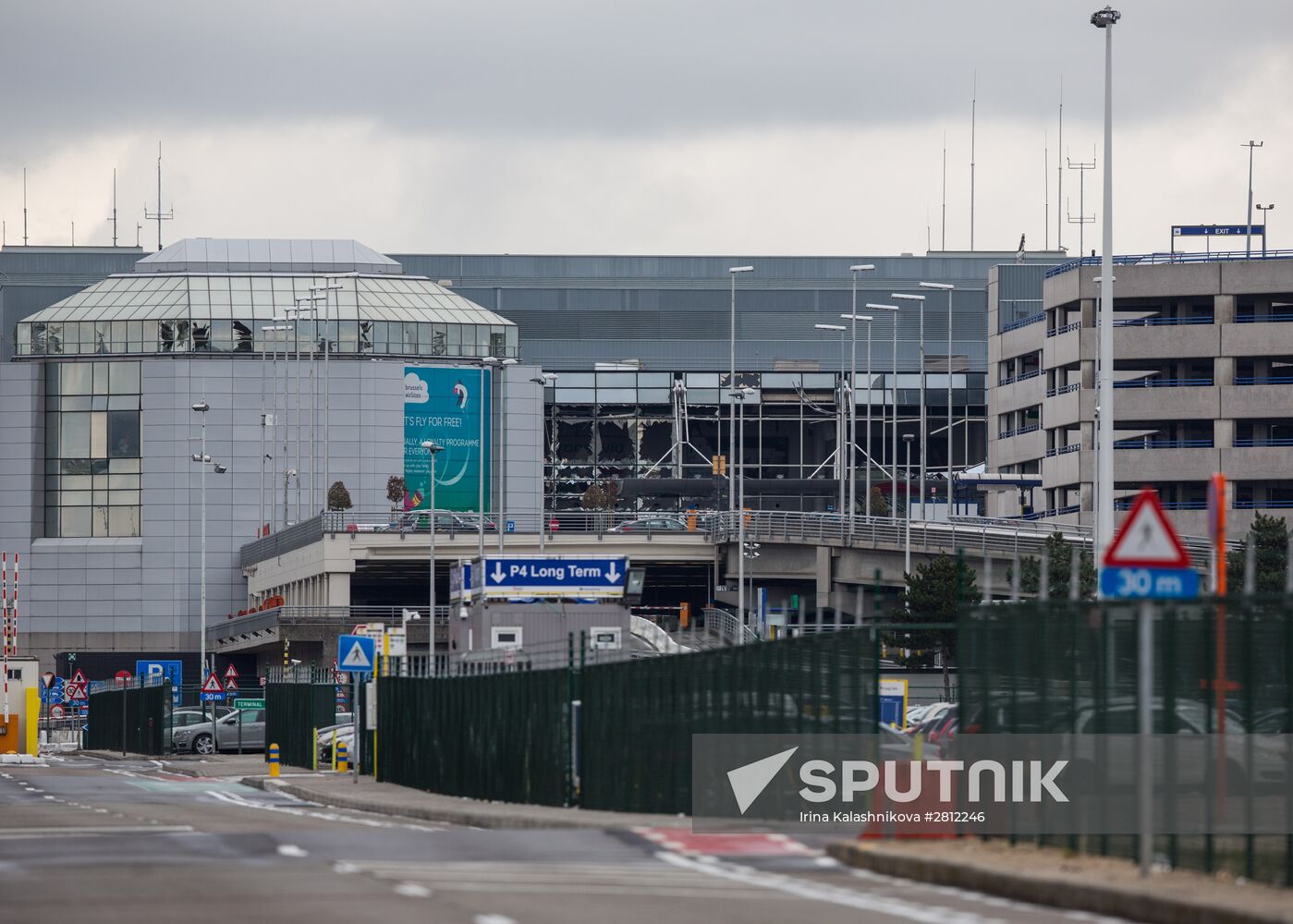 Brussels after terrorist airport and metro attacks
