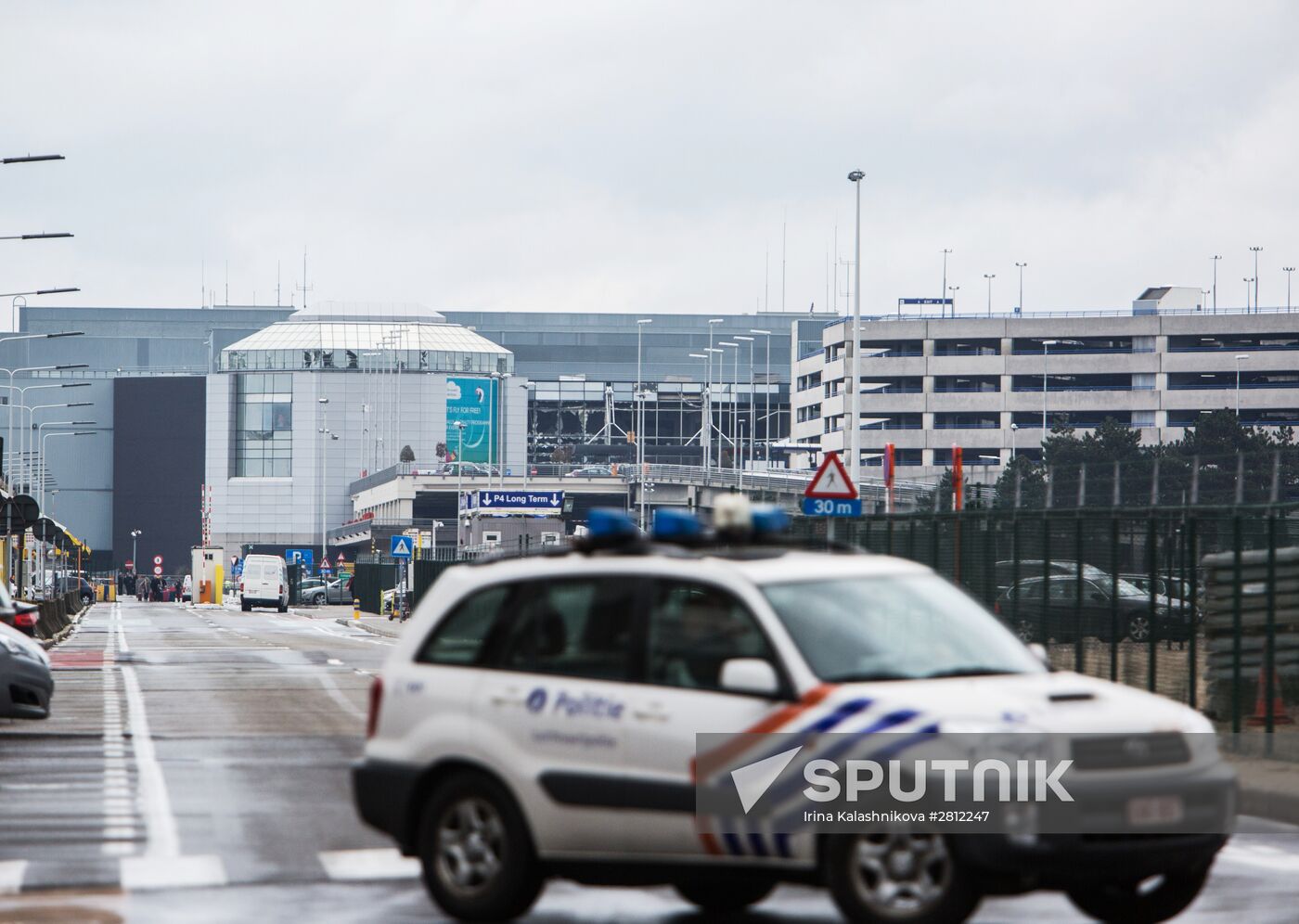 Brussels after terrorist airport and metro attacks