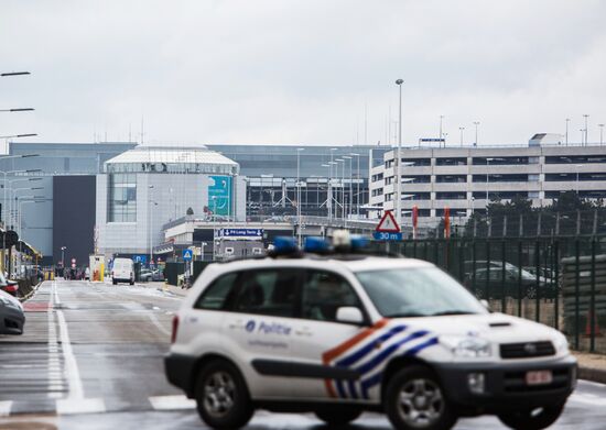 Brussels after terrorist airport and metro attacks