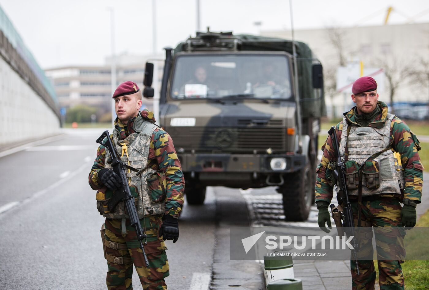 Brussels after terrorist airport and metro attacks