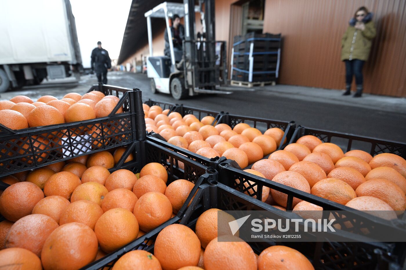 Goods from Syria sold in Moscow
