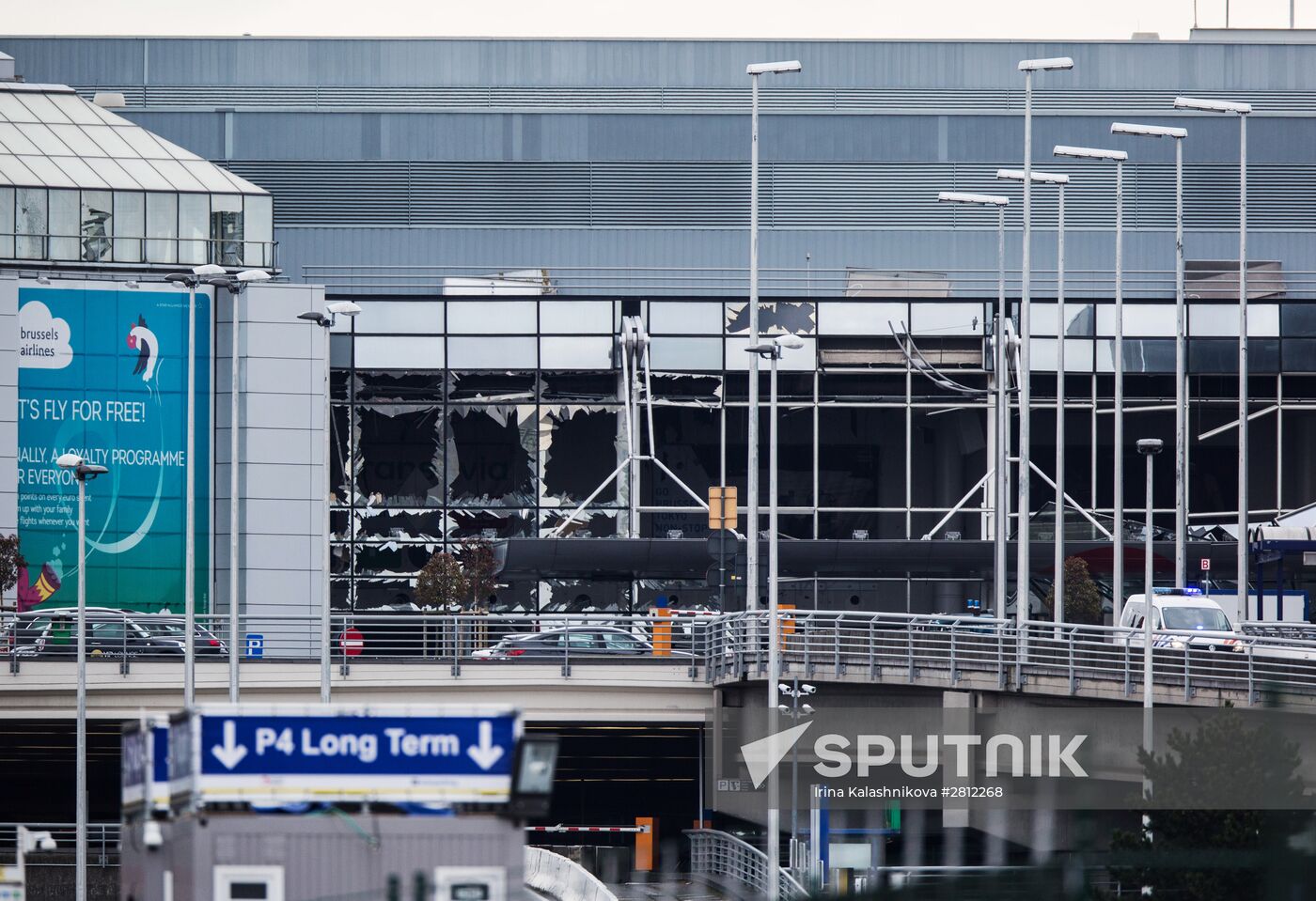 Brussels after terrorist airport and metro attacks