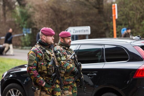 Brussels after terrorist airport and metro attacks