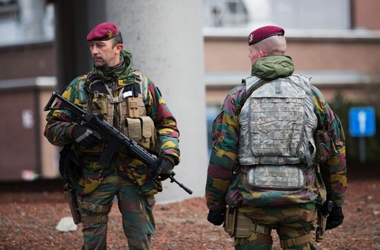 Brussels after terrorist airport and metro attacks