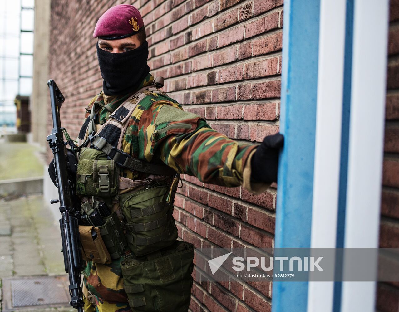 Brussels after terrorist airport and metro attacks