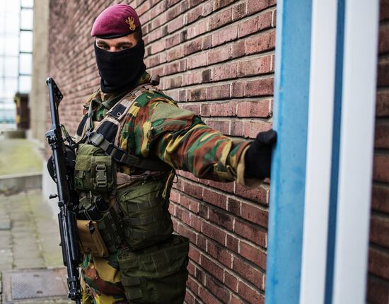 Brussels after terrorist airport and metro attacks