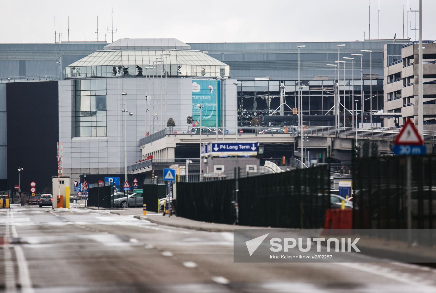 Brussels after terrorist airport and metro attacks
