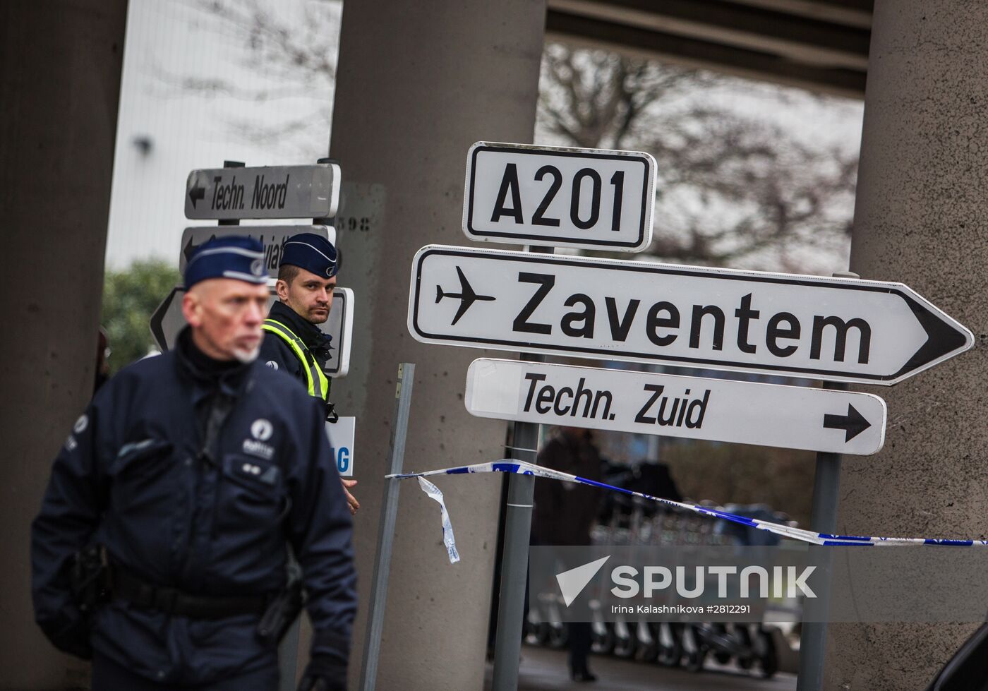 Brussels after terrorist airport and metro attacks