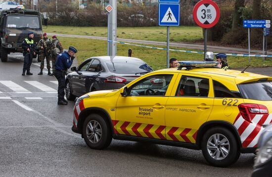 Brussels after terrorist airport and metro attacks