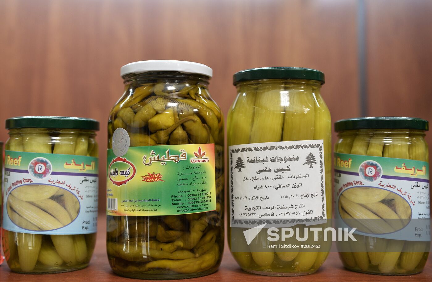 Goods from Syria sold in Moscow