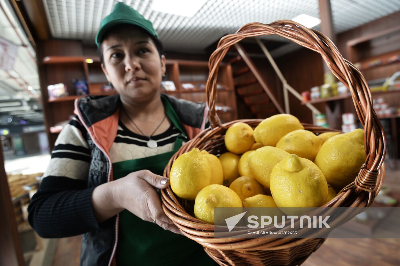 Goods from Syria sold in Moscow