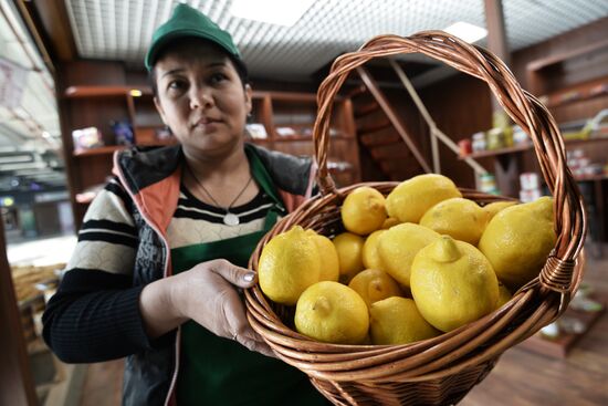 Goods from Syria sold in Moscow