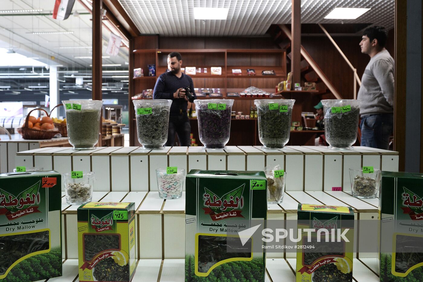 Goods from Syria sold in Moscow